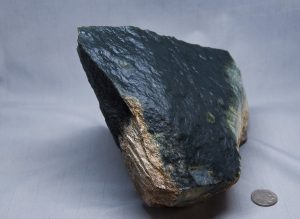 Wyoming Olive K+Jade windslick with quartz crystals