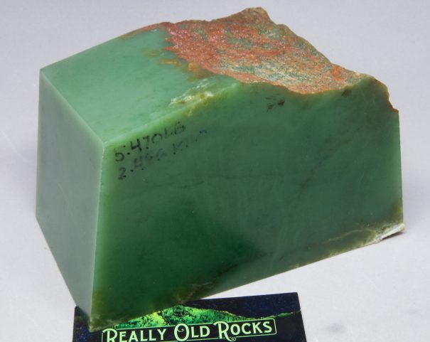 Wyoming Apple Green Nephrite Jade Slab