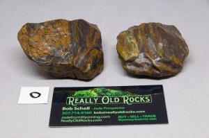 XL Palm Size genesis stones / banded iron formation / Seer Stone