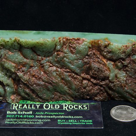Dragonskin Wyoming Nephrite Apple Green Jade