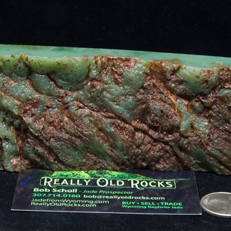 Dragonskin Wyoming Nephrite Apple Green Jade
