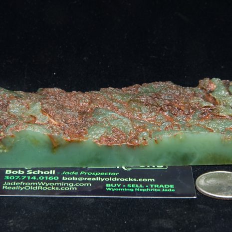 Dragonskin Wyoming Nephrite Apple Green Jade