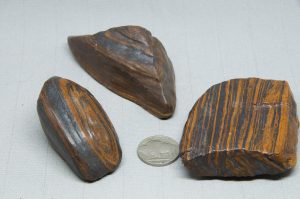 Naturally carved and polished wind slicks from Wyoming, USA of Genesis-Banded Iron Formation-Seer Stones. A grounding experience with 2 billion year old Genesis Stone, a type of Banded Iron Formation (BIF).