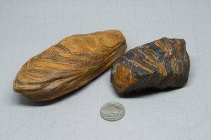 Naturally carved and polished wind slicks from Wyoming, USA of Genesis-Banded Iron Formation-Seer Stones. A grounding experience with 2 billion year old Genesis Stone, a type of Banded Iron Formation (BIF).