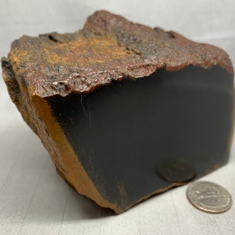 Kortes black Wyoming nephrite jade