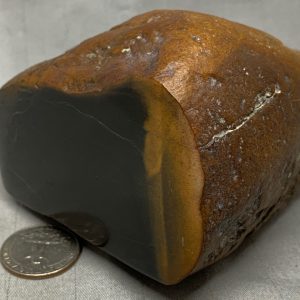 Kortes black Wyoming nephrite jade
