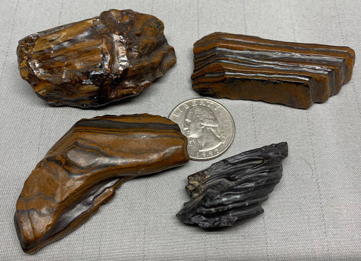 Miners select Pocket Stones - Genesis Stone/Jasper - Banded Iron Formation - Mormon Seer Stones