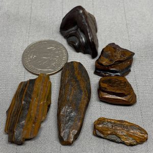 Pendant/Pocket Stones - Genesis Stone-Banded Iron Formation- Mormon Seer Stones