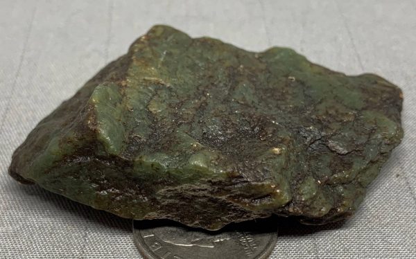 Turtleback ull Canyon Wyoming nephrite jade wind slicked specimen
