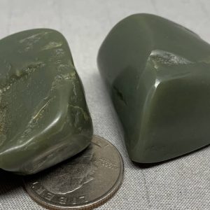 Bull Canyon Wyoming nephrite jade tumbled