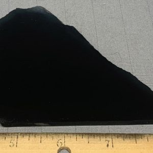 Edwards Black nephrite jade slab - Wyoming