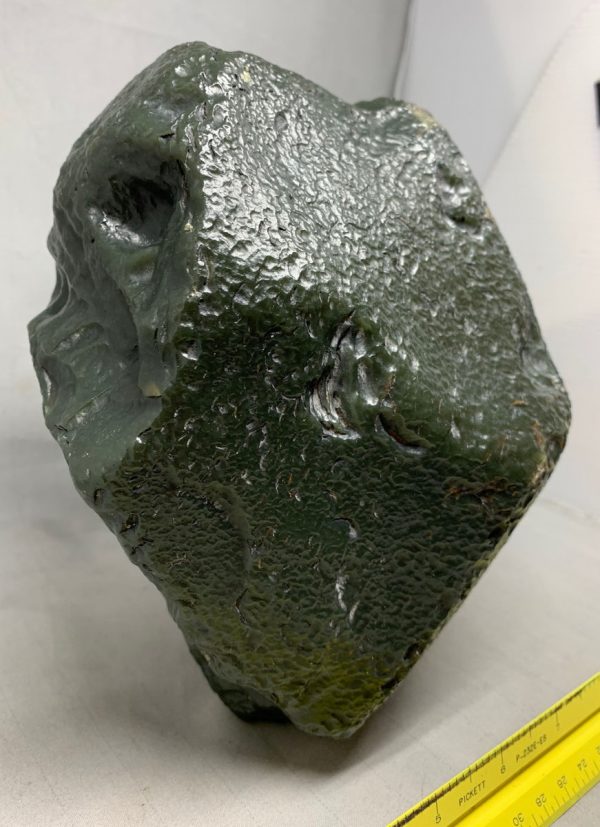 Smithsonian worthy Forest green Wyoming nephrite jade windslick.