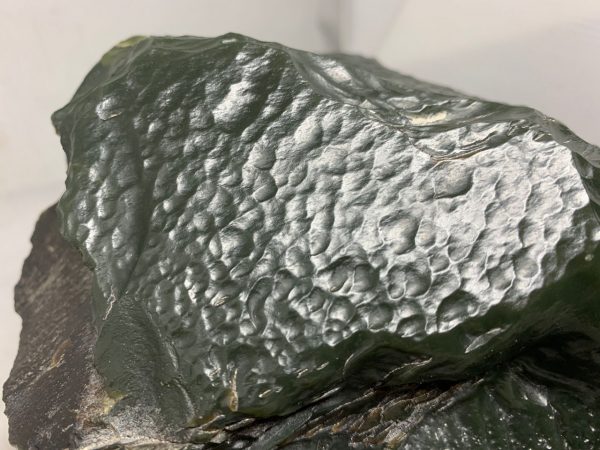 Smithsonian worthy Forest green Wyoming nephrite jade windslick.