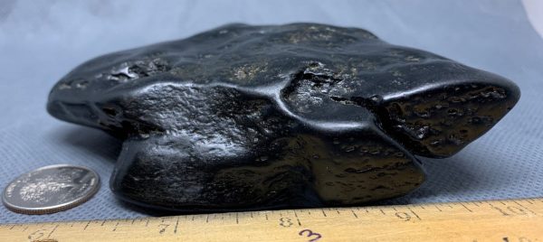 Wyoming black nephrite jade river cobbles from the N. Platte River