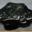 Wyoming black nephrite jade river cobble from the N. Platte River.