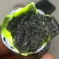 4 Dark Emerald Cinder nuggets of Wyoming nephrite jade