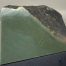 Wyoming Bi-color Bull Canyon Olive/Lt. Sage Nephrite w/quartz crystal pseudomorphs Nephrite Jade