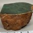 Multi-color Wyoming Bull Canyon w/blue Turtleback crystal replacement nephrite jade