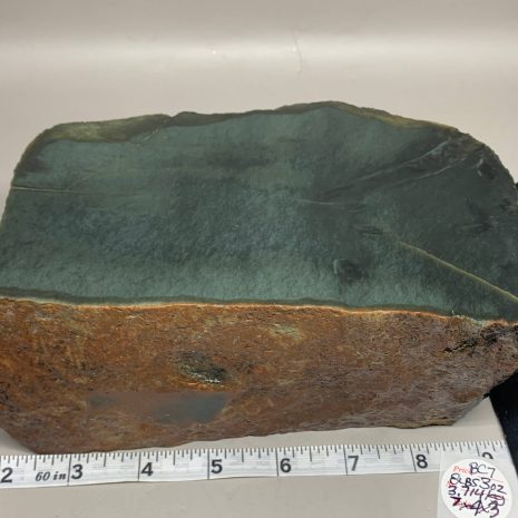Sage Bull Canyon Wyoming nephrite jade with dendrites