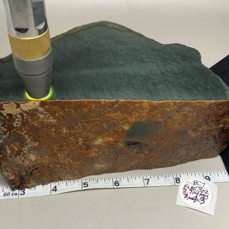 Sage Bull Canyon Wyoming nephrite jade with dendrites