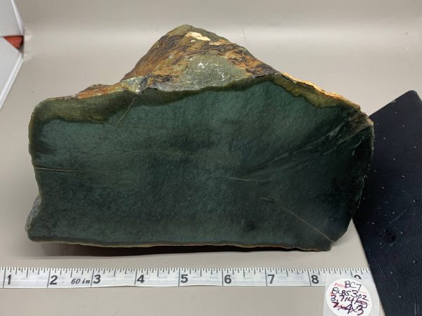 Sage Bull Canyon Wyoming nephrite jade with dendrites