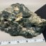 Wyoming Wind Slick Dark Olive Nephrite w/quartz crystals