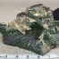Wyoming Wind Slick Dark Olive Nephrite w/quartz crystals