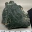 Wyoming Wind Slick Dark Olive Nephrite w/quartz crystals