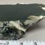 Polished Wyoming Dark Olive Nephrite w/quartz crystals