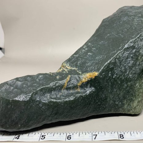Olive Wyoming Nephrite Jade Wind Slick