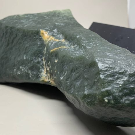 Olive Wyoming Nephrite Jade Wind Slick
