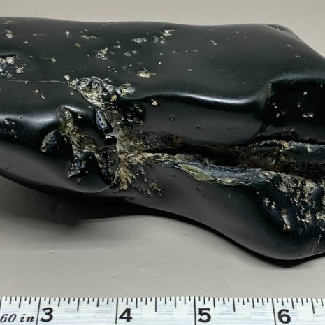 Dark Forest/Emerald Wyoming Nephrite WindRiver Slick w/cut end