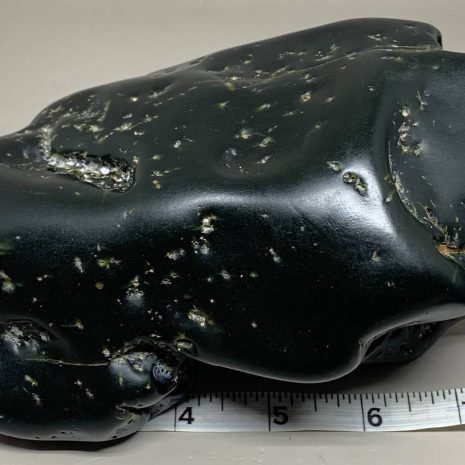 Dark Forest/Emerald Wyoming Nephrite WindRiver Slick w/cut end