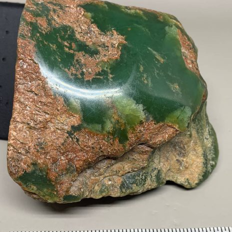 Rich Apple Green Wyoming Nephrite jade