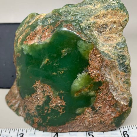 Rich Apple Green Wyoming Nephrite jade