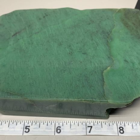 Polished Apple Green Wyoming Nephrite jade with Hanging webs