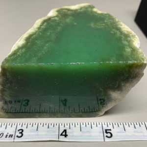 Polished Apple Green Wyoming Nephrite jade possible Bull Canyon