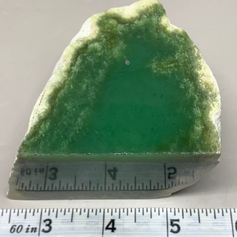 Polished Apple Green Wyoming Nephrite jade possible Bull Canyon