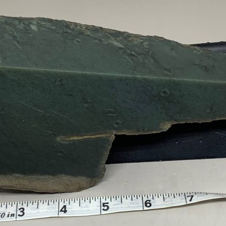 Wyoming Sage Nephrite with pseudomorph Quartz Crystals